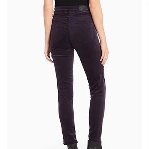 calvin klein velvet pants